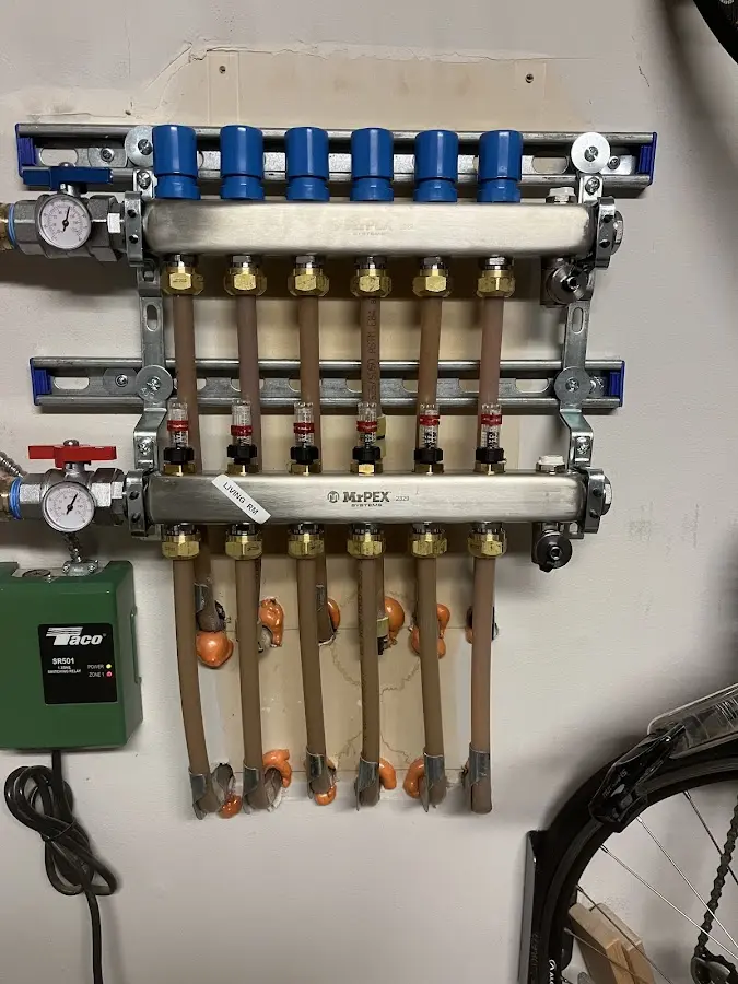 Plumber performing Leak Detection at a residential property in Horizon West